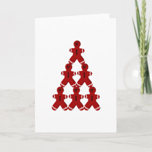 Cartes Pour Fêtes Annuelles Bonhommes en pain d'épice
