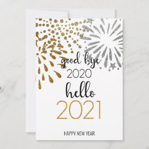 Cartes Pour Fêtes Annuelles Bonjour 2021   Entreprise Festive du Nouvel An