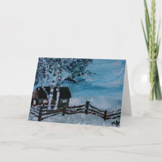 Cartes Pour Fêtes Annuelles Bonjour hiver