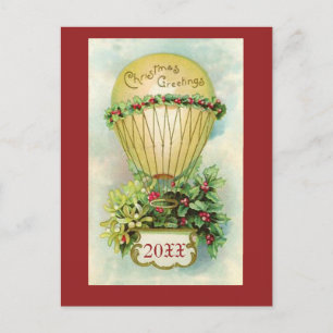 Cartes Pour Fêtes Annuelles Bonjour Noël avec date personnalisable