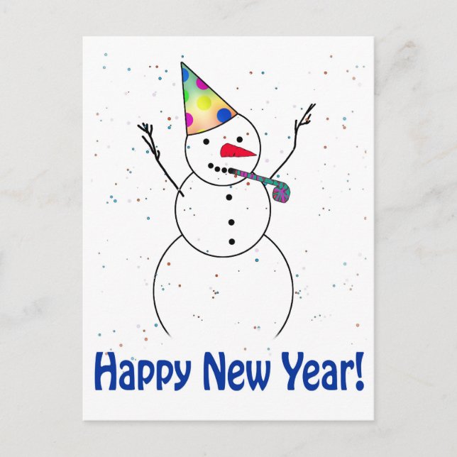 CARTES POUR FÊTES ANNUELLES BONNE ANNÉE ! (Devant)