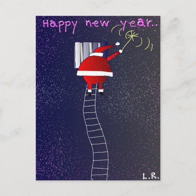 Cartes Pour Fêtes Annuelles Bonne année (Devant)