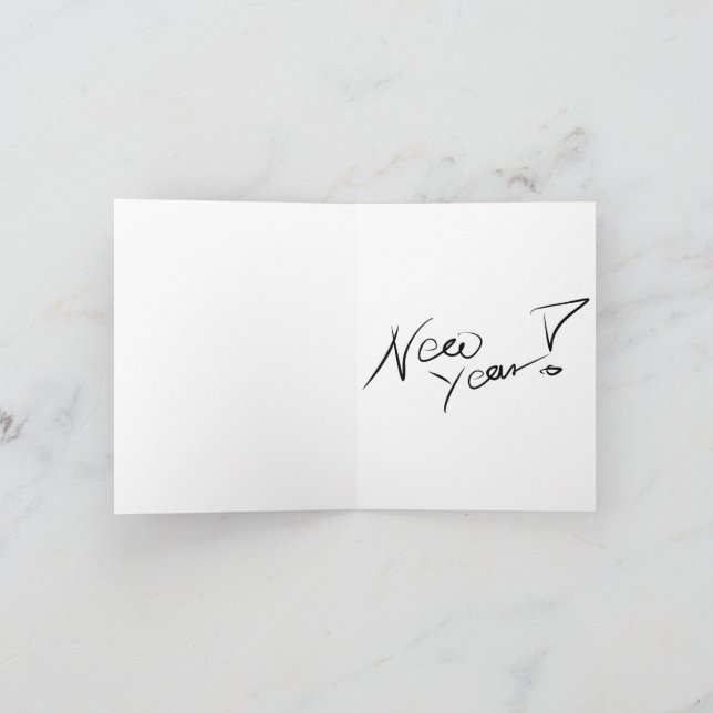 Cartes Pour Fêtes Annuelles Bonne Année  (Intérieur)
