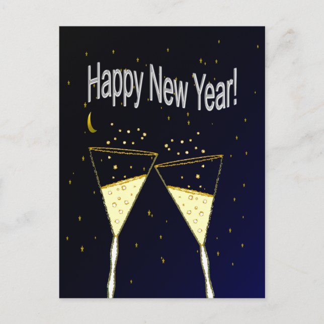 Cartes Pour Fêtes Annuelles Bonne année (Devant)