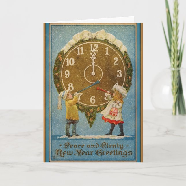 Cartes Pour Fêtes Annuelles Bonne année (Devant)