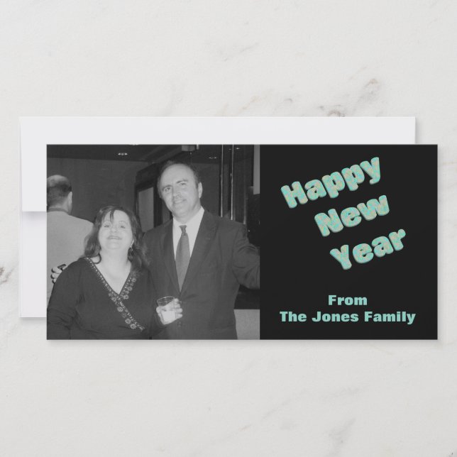 Cartes Pour Fêtes Annuelles Bonne année (Devant)