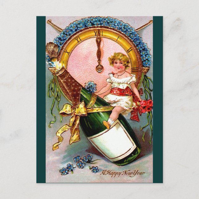 Cartes Pour Fêtes Annuelles Bonne année (Devant)