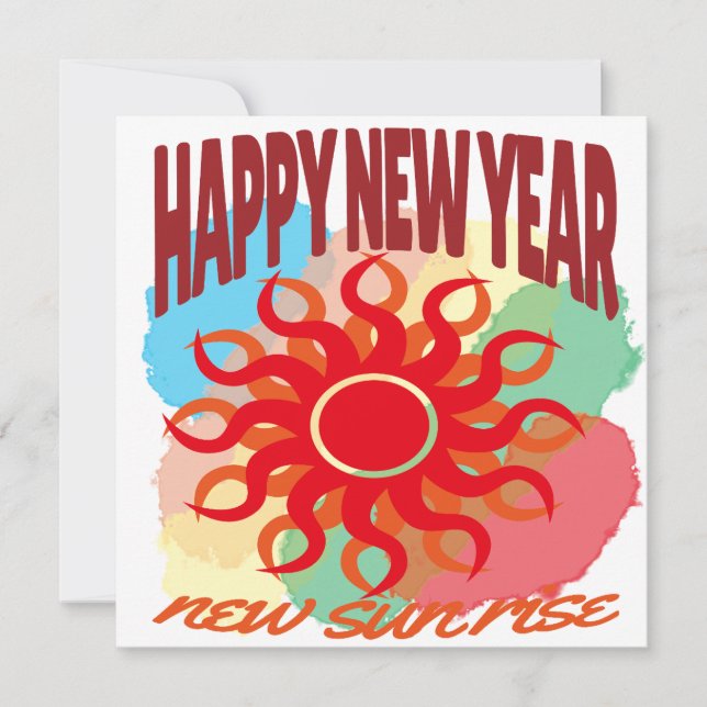 Cartes Pour Fêtes Annuelles Bonne année 2024 - 2024 plein de bonnes choses. (Devant)