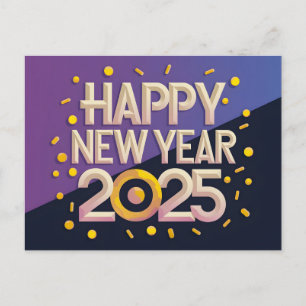 Cartes Pour Fêtes Annuelles Bonne année 2025 Célébration
