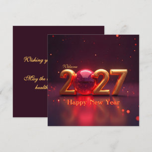 Cartes Pour Fêtes Annuelles Bonne année 2027