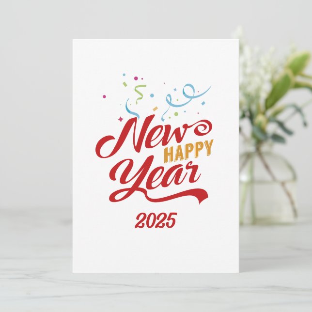 Cartes Pour Fêtes Annuelles Bonne année 2 Vous (Debout devant)
