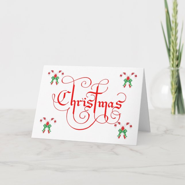 Cartes Pour Fêtes Annuelles Bonne année à Noël et à Noël (Devant)