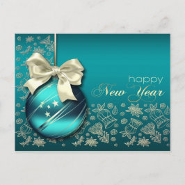 Cartes Pour Fêtes Annuelles Bonne année. Bauble de Noël