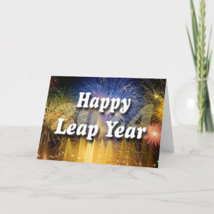Cartes Pour Fêtes Annuelles Bonne année bissextile 2024