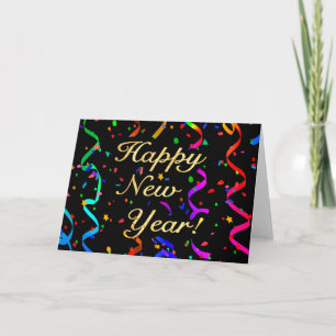 Cartes Pour Fêtes Annuelles "Bonne année ! "Carte de voeux