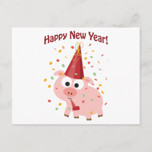 Cartes Pour Fêtes Annuelles Bonne année ! Cochon