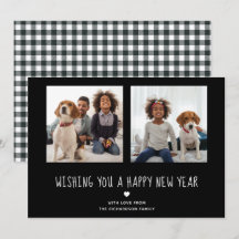 Bonne année | Cute Black Two Photo