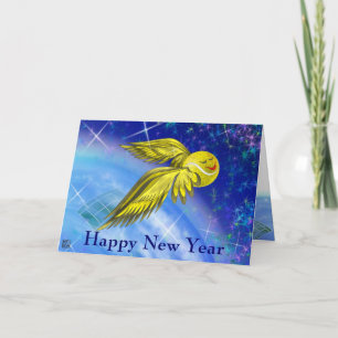 Cartes Pour Fêtes Annuelles Bonne année de satellite de tennis