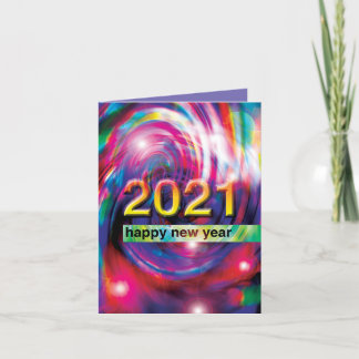 Cartes Pour Fêtes Annuelles Bonne année (feux d'artifice)