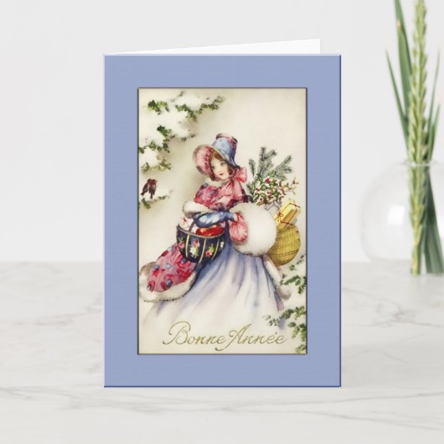 Cartes Pour Fêtes Annuelles Bonne Annee Holiday Salutations (Devant)