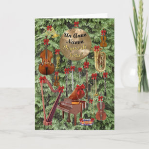 Cartes Pour Fêtes Annuelles Bonne année italienne