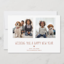 Bonne année | Mignonne Rose Gold Deux photo