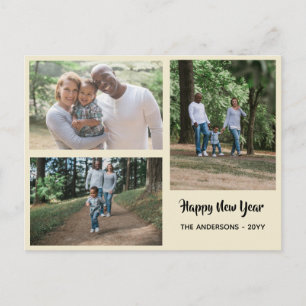 Cartes Pour Fêtes Annuelles Bonne année - PHOTO COLLAGE - Personnalisé