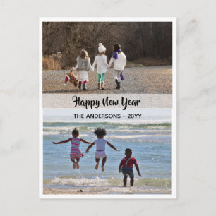 Cartes Pour Fêtes Annuelles Bonne année - PHOTO COLLAGE - Personnalisé 12