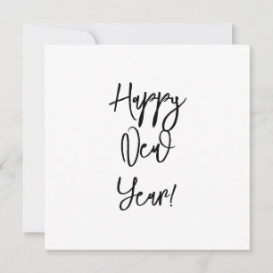 Cartes Pour Fêtes Annuelles Bonne année ! Salutations Moderne Cursive Texte Ch