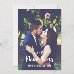 Cartes Pour Fêtes Annuelles Bonne année Sketched Photo personnalisée