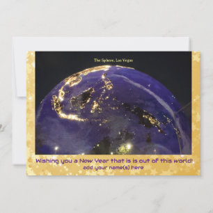 Cartes Pour Fêtes Annuelles Bonne année Sphère Las Vegas