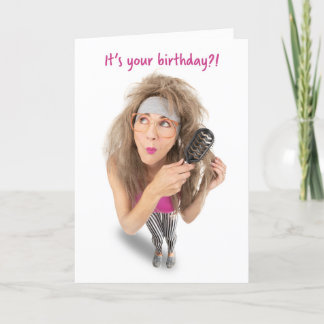 Cartes Pour Fêtes Annuelles Bonne Anniversaire Drôle Femme Enseignant Grand Hu