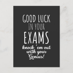 Cartes Pour Fêtes Annuelles bonne chance dans vos examens