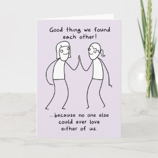 Cartes Pour Fêtes Annuelles "Bonne chose que nous nous soyons trouvés !" (FF)