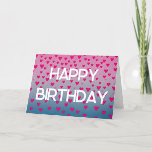 Cartes Pour Fêtes Annuelles Bonne Citation d'anniversaire mignonne rose étoile