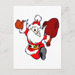 Cartes Pour Fêtes Annuelles Bonne exécution de Père Noël