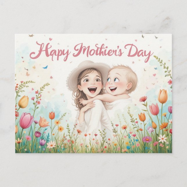 Cartes Pour Fêtes Annuelles Bonne fête des mères ! (Devant)