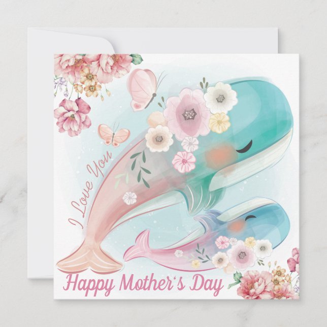 Cartes Pour Fêtes Annuelles Bonne fête des mères (Devant)