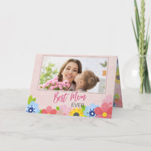 Cartes Pour Fêtes Annuelles Bonne Fête des Mères Meilleure Mère jamais