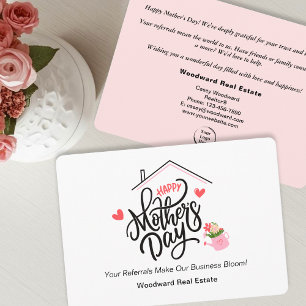 Cartes Pour Fêtes Annuelles Bonne fête des mères Realtor Business Bloom Swee