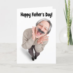 Cartes Pour Fêtes Annuelles Bonne Fête des pères rire Papa plaisante Humour 