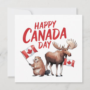 Cartes Pour Fêtes Annuelles Bonne fête du Canada