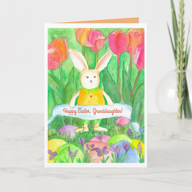 Cartes Pour Fêtes Annuelles Bonne Fille de Pâques sur mesure (Devant)
