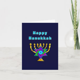 Cartes Pour Fêtes Annuelles Bonne Hanoukka