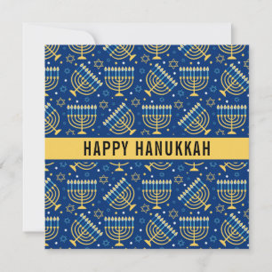 Cartes Pour Fêtes Annuelles Bonne Hanoukka Star de David Cute tendance