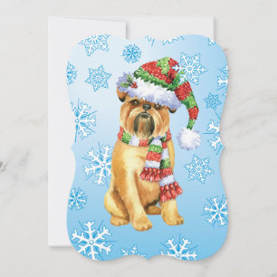 Cartes Pour Fêtes Annuelles Bonne Howlidays Brussels Griffon Holiday Card