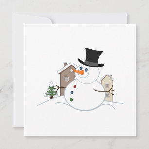 Cartes Pour Fêtes Annuelles Bonne illustration de Noël Snowman
