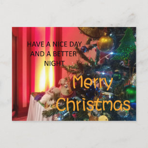 Cartes Pour Fêtes Annuelles Bonne journée Joyeux Noël & Bonne année