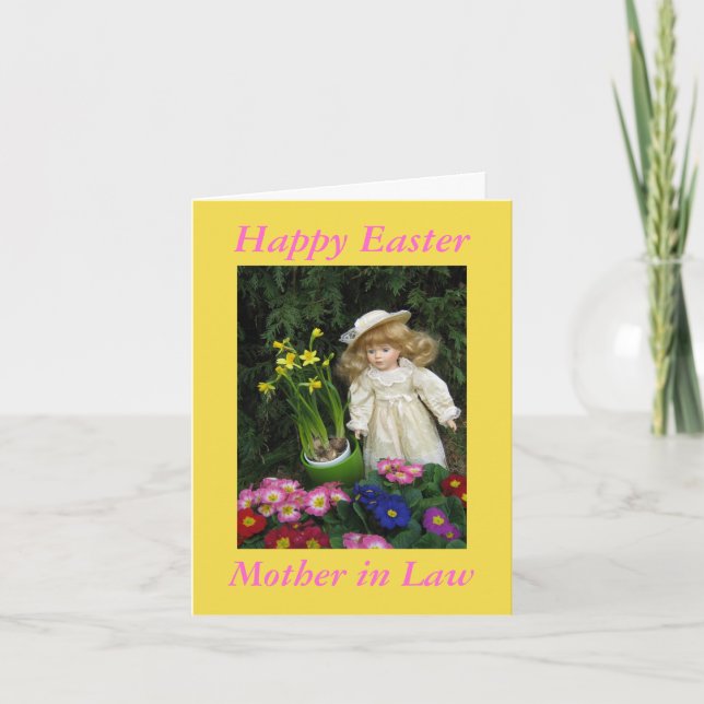 Cartes Pour Fêtes Annuelles Bonne mère de Pâques en droit (Devant)