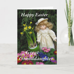 Cartes Pour Fêtes Annuelles Bonne Pâques grande grand-fille